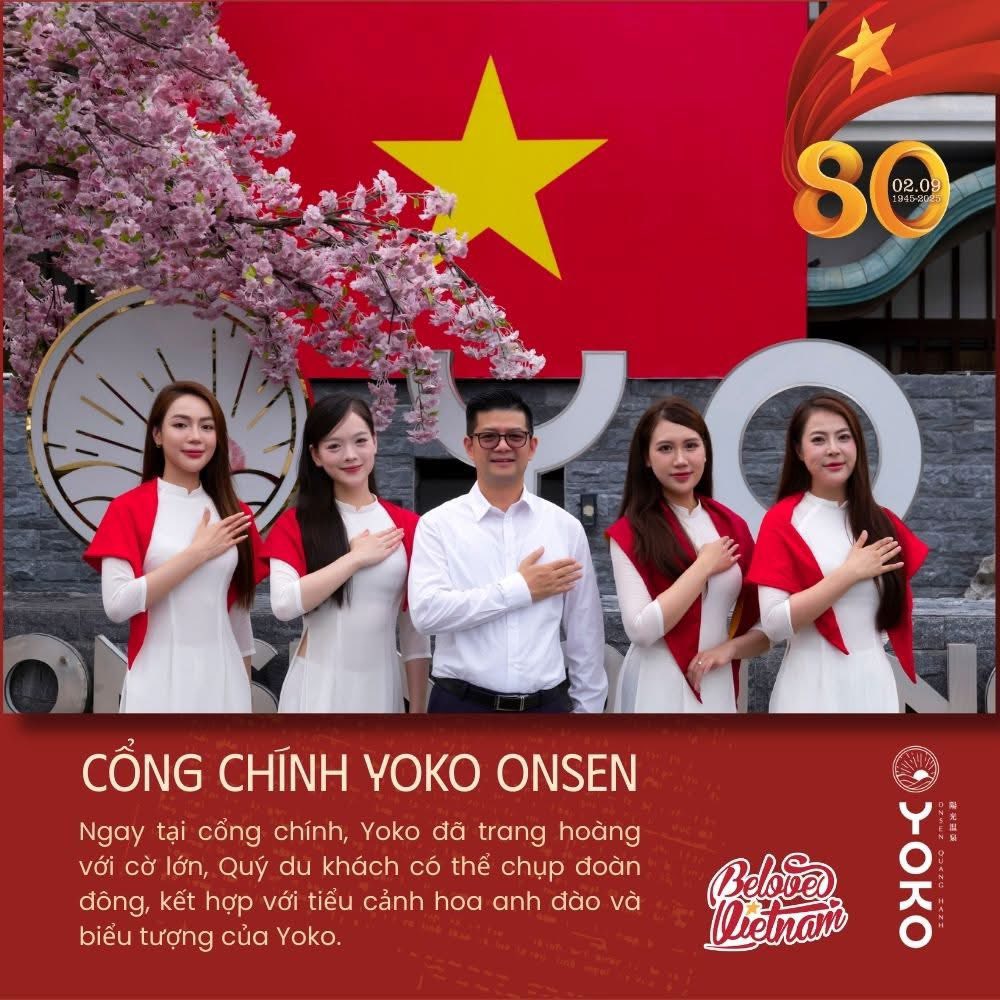Các địa điểm Check in tại Yoko Onsen Quang Hanh