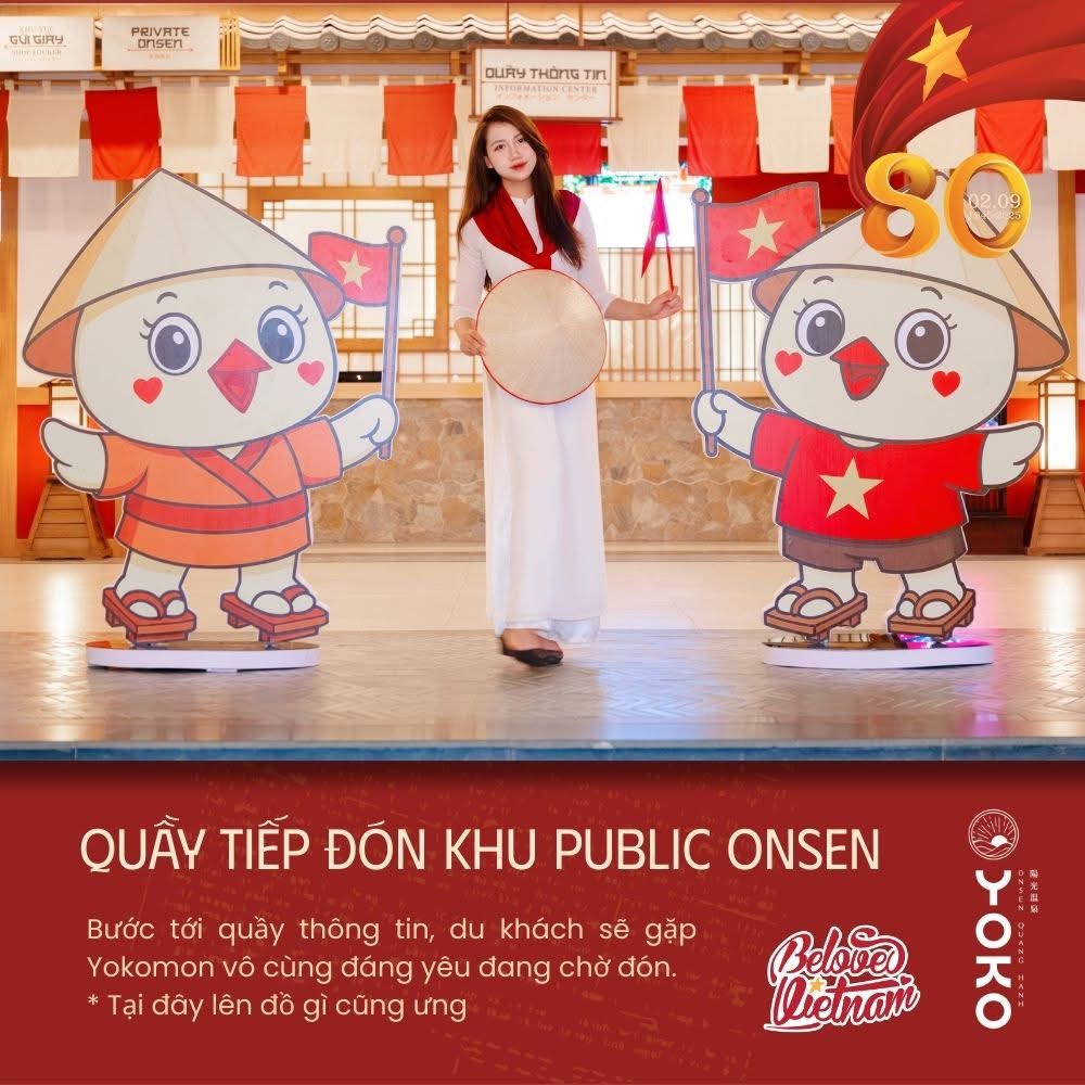 Các địa điểm Check in tại Yoko Onsen Quang Hanh