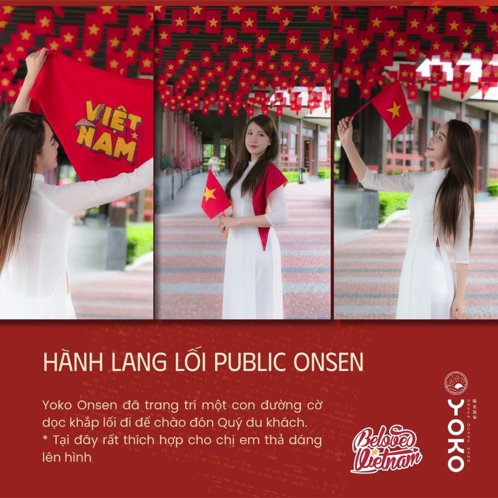 Các địa điểm Check in tại Yoko Onsen Quang Hanh