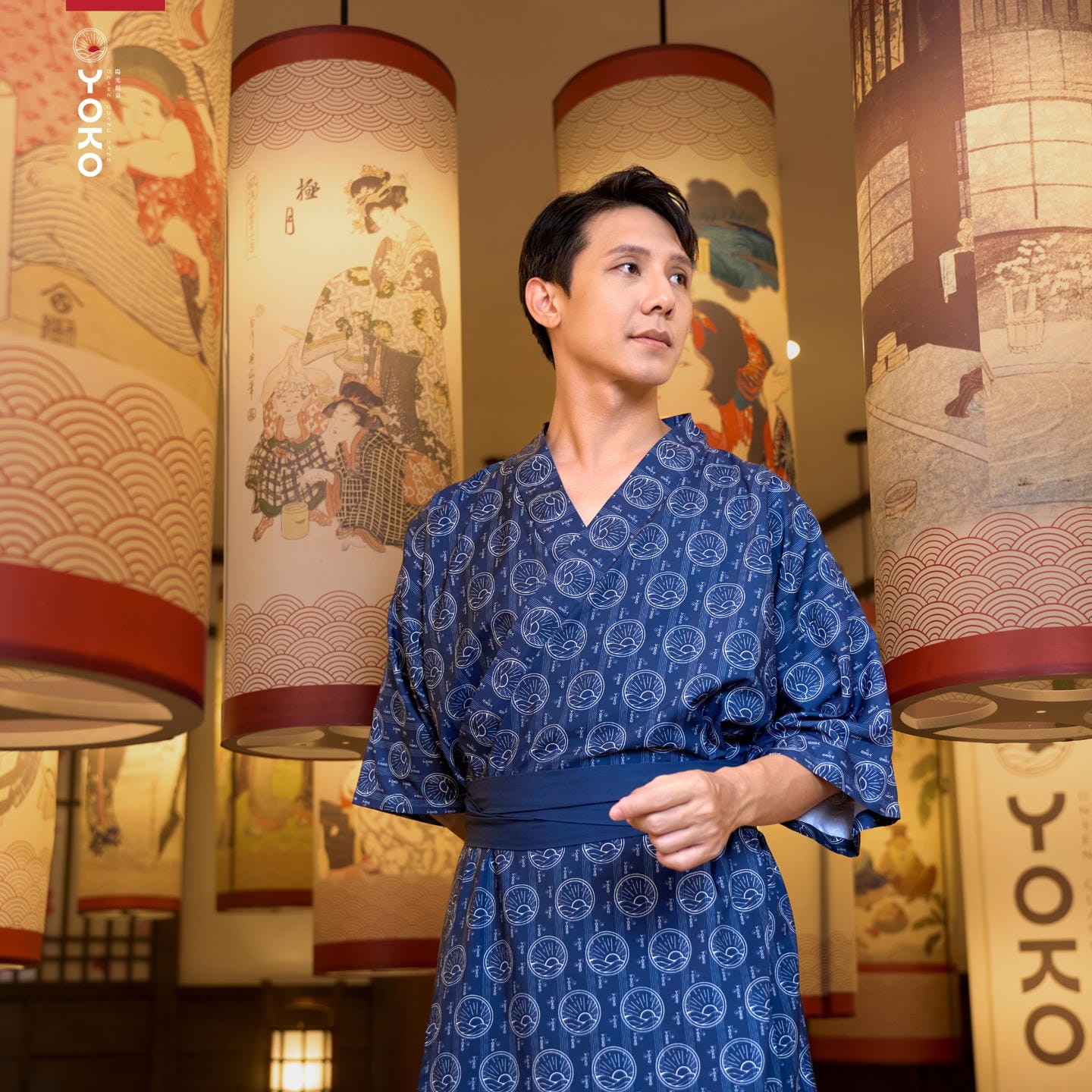 Bộ quần áo Yukata tại Onsen Quang Hanh Quảng Ninh