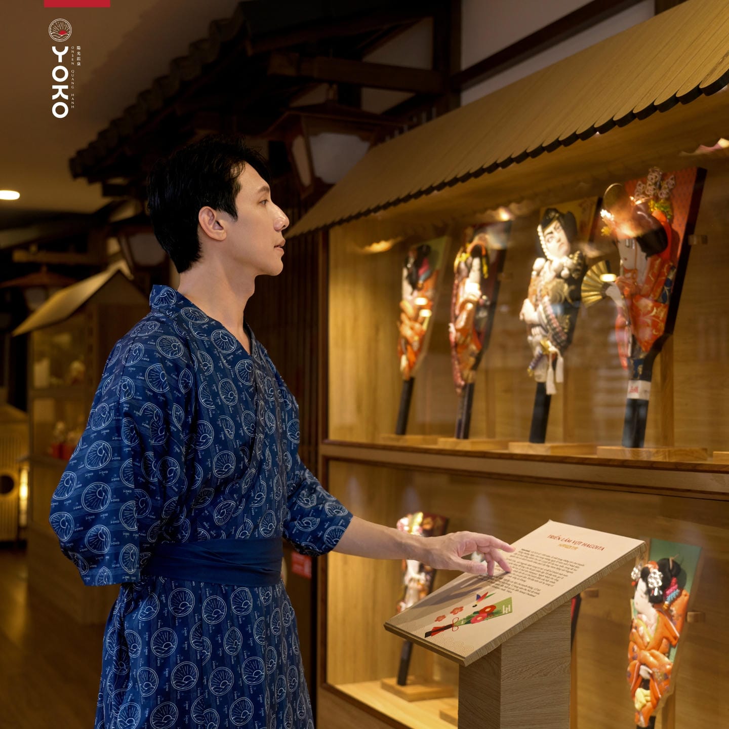 Bộ quần áo Yukata tại Onsen Quang Hanh Quảng Ninh