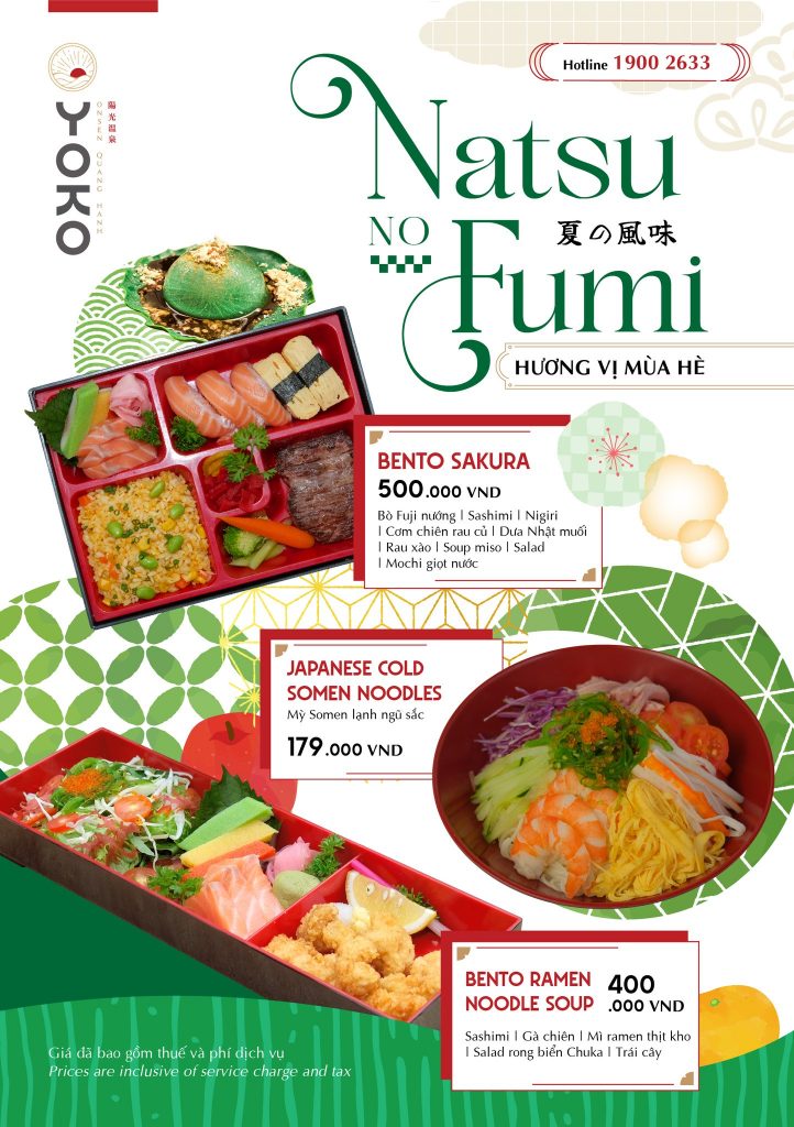 Ẩm thực mùa hè tại Yoko Onsen Quang Hanh Quảng Ninh